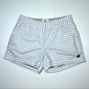 Sperry gray & white striped shorts, size 26